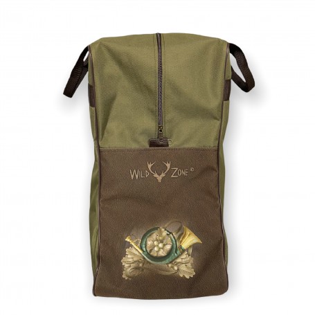 Boot bag WILD ZONE with Hunting Horn Print