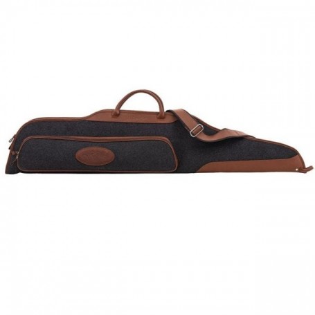Blaser leather rifle soft case with wool