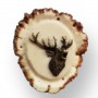 Medallion with roaring deer motif (bigger)