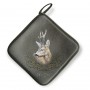 Kitchen WILD ZONE set with roe deer print (green)