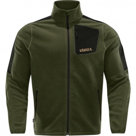 Fleece jacket HARKILA Venjan (duffel green)