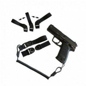 Pistolenpistolenriemen tacbull, schwarz (TB-PL01)