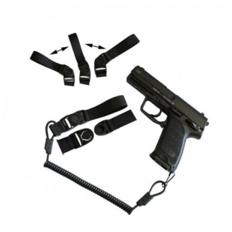Pistol gun sling Tacbull, black (TB-PL01)