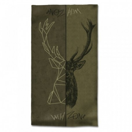 Towel WILD ZONE with deer decoration, M-105-1915