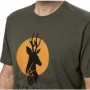 T-Shirt SEELAND Buck Fever (pine green melange)