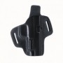 Pistol case Falco Glock 43X leather, black C205-G43X-R-BL