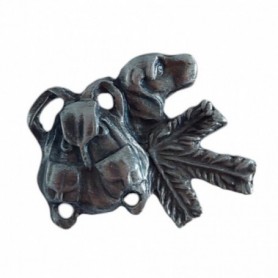 Pin with motif of dog with backpack ARTURE (2636)
