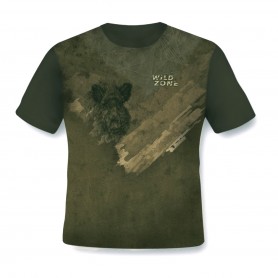 T-Shirt WILD ZONE mit Schwein (M-269-1914)