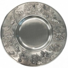 Wall plate ARTINA with hunting motif 24cm (10071)