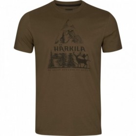 T-shirt HARKILA Nature S/S (willow green)