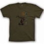T-Shirt WILD ZONE with Deer Print