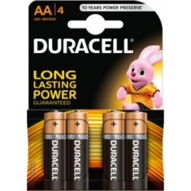 Batterien Duracell R6 AA 1.5V 4pcs.