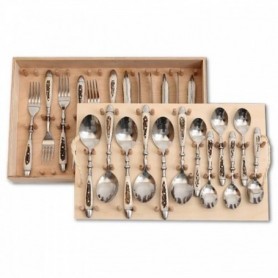 Cutlery Set with Antler Handles (24 pcs)