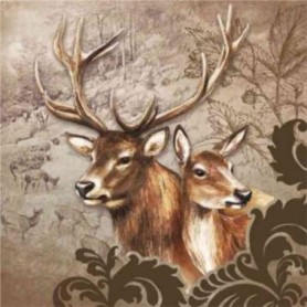 Paper napkins "Deer"
