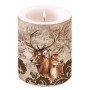 Candle with hunting picture