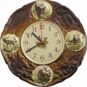 Decorated Wall Clock (26cm)