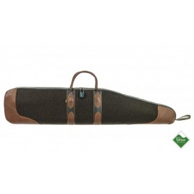 AKAH gun cover LODEN with moose leather 110 cm x25 cm